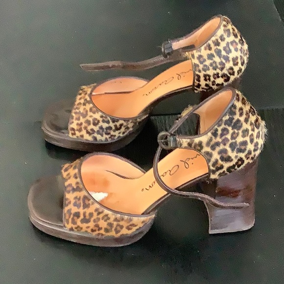 David Aaron “Fast Pony” Leopard Print S6.5 Heels - Picture 6 of 6